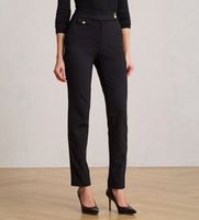lauren ralph lauren para mujer 200b22288003 pantalon tobillero de ponte negro l casual viscosa