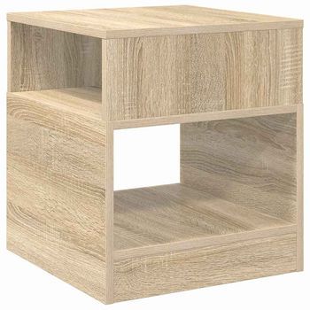 Mesa Auxiliar | Mesa De Apoyo Roble Sonoma 40,5 X 40 X 45 Cm