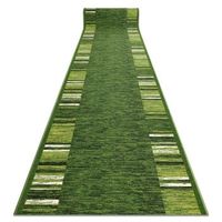 alfombra de pasillo con refuerzo de goma adagio verde 67 cm 67x1100 cm