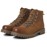 jack  jones botines 12296369 damian leather boot-cognac para hombre