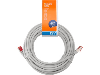 Cable de red - ISY IPC-6100-1, Cat-6, 10 Gbit / s, 250 MHz, m, Blanco