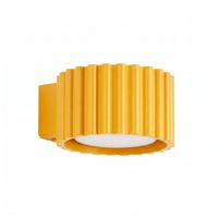 aplique amarillo aluminio alt 6 cm
