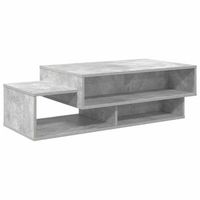 mesa de cafe  mesa de centro gris concreto 105 x 50 x 325 cm