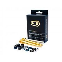 crankbrothers accesorio pedal kit eje titanio