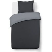 vision conjunto de edredon 100 algodon bicolor - 1 funda nordica 140x200cm y 1 funda de almo