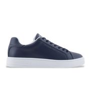 ax armani exchange para hombre xm000141af11912ub100 zapatillas de piel marino 42 plano cordones casual