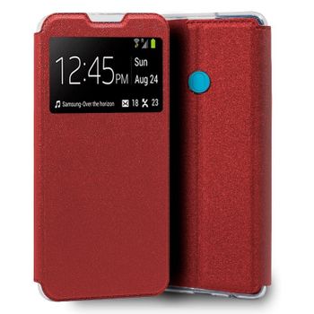 Cool Funda Flip Cover Liso Rojo para Samsung Galaxy M11 / A11