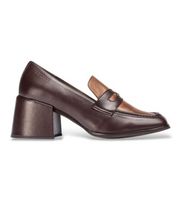 wonders para mujer h-640219609348 mocasines de piel victoria 02 marron 38 5 a 8cm ninguno casual clasico