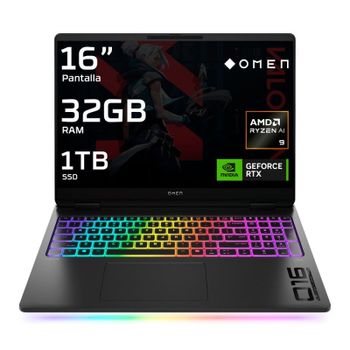 HP OMEN MAX Gaming Laptop 16-ak0000ns AMD Ryzen AI 9 HX 375/32GB/1TB SSD/RTX 5080/16
