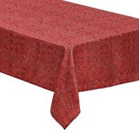 mantel de navidad soir de noel rojo 140x360cm