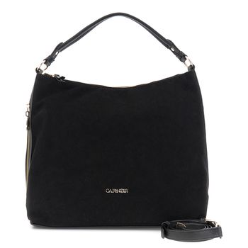 bolso efecto ante suave black