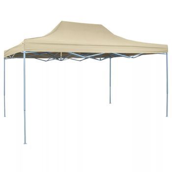 Carpa Pleglable Pop-up 3x4,5 M Blanco Crema