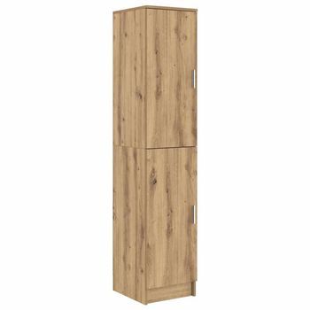 Aparador Alto Roble Artisan 35 X 39 X 168 Cm Vidaxl