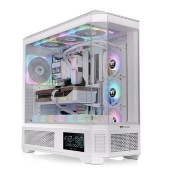 Caja PC Thermaltake CA-11H-00F6WN-00 Full Tower Blanco RGB Vidrio Templado