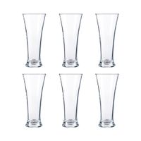 juego de 6 vasos altos vidrio 33 cl