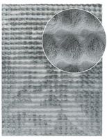 alfombra de piel arnia gris  200x280 cm
