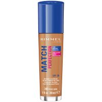 rimmel london spf 20 match perfection foundation 30ml various shades - true nude