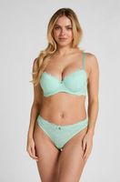 hunkemoller tanga marine verde