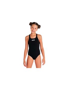 Bañador de Natación Arena Team Swimsuit Swim Infantil Negro