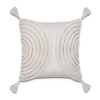 Funda de cojín Chino crema 45x45 cm
