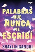 palabras que nunca te escribi