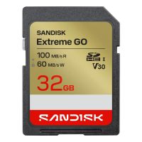 tarjeta sd sandisk extreme go 32 gb uhs-i 100 mbs clase v30