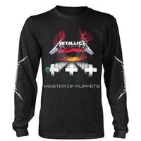 metallica camiseta manga larga master of puppets para mujer