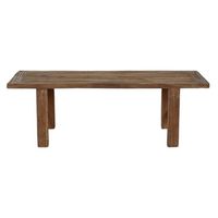 mesa centro teca reciclada 140x70x45 natural