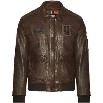 Aeronautica Militare Cazadora de cuero 222PN895PL145 para hombre