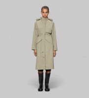 rains para mujer 12560 chaqueta suva hardshell beige l casual poliester