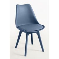 pack 2 sillas synk suprym de polipropileno 824843 cm - azul petroleo