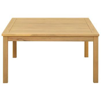 Mesa De Jardín | Mesa De Café Acacia Clara 85 X 85 X 45 Cm