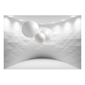 Papel Pintado 3d - Geometric Room (350x245 Cm)