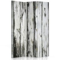 biombo rustic wood - separador de ambientes cm 110x150 3 paneles
