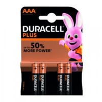 duracell plus aaa batteries pk4  mn2400b4p