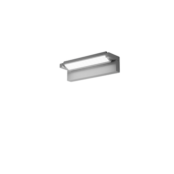 Aplique Led De Pared De 36 W, Temperatura De Color Correlacionada De 3000 K A 4000 K, Ajustable 340°, 2900 Lm, Ip65, 36 Cm, Gris Claro - Perenz