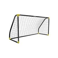 porteria plegable con anclajes 180x91x120   negra 180 x 91 x 120 cm