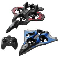 ylrc yl87 yl89 24g epp foam glider altitude hold headless mode 360 roll 4 motors 4ch led rc drone airplane quadcopter