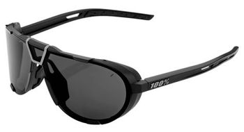 Gafas de sol 100  westcraft soft tact negro   lentes negro espejado