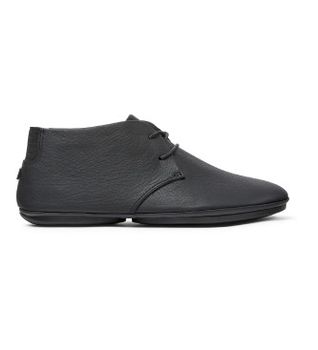 Camper para mujer. K400221-036 Botines de piel Right Nina negro (37), Plano, 1 a 3cm, Cordones, Casual