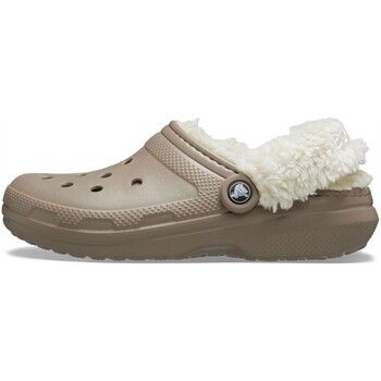 Crocs Pantuflas Classic Fleece Lined Clog para mujer