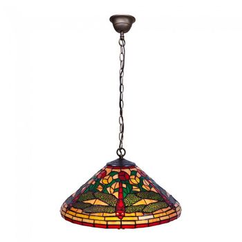 Lámpara de techo cristal tiffany compact ii
