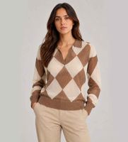 marella para mujer 2623366394200 jersey mlssamba marron l casual viscosa