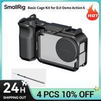 kit de jaula basica smallrig para dji osmo action 6 fotografia urbana con correa de muneca y herramienta integrada para un ajuste rapido y facil