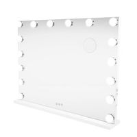espejo con luz led regulable tocador mesa de maquillaje pared bluetooth