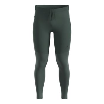 Odlo Zeroweight Warm Reflective Mallas Para Correr Hombres-Oliva