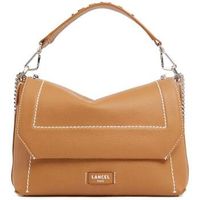 lancel bolso bolso con solapa ninon soft m camel mujer para mujer
