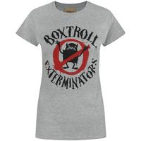 boxtrolls camiseta exterminators para mujer