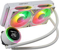 keep out refriger liquida xwc-240w pro 240mm white