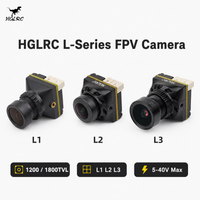camara fpv analogica hglrc l1 l2 l3 1200tvl 1800tvl 127 129 pulgadas cmos de baja latencia con vision nocturna para drones de carreras